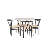 Jídelní stůl Plaza s jídelní židlí Alfons