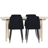 Andy jídelní stůl s noční jídelní židlí