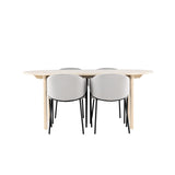 Andy jídelní stůl s jídelní židlí Evelina