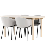 Andy jídelní stůl s jídelní židlí Evelina