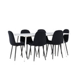 Jídelní stůl Silar s jídelní židlí Polar