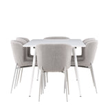 Jídelní stůl Silar s jídelní židlí Modesto