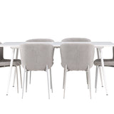 Jídelní stůl Silar s jídelní židlí Modesto