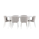 Jídelní stůl Silar s jídelní židlí Modesto