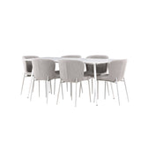 Jídelní stůl Silar s jídelní židlí Modesto