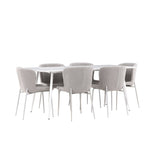 Jídelní stůl Silar s jídelní židlí Modesto