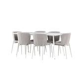 Jídelní stůl Silar s jídelní židlí Modesto