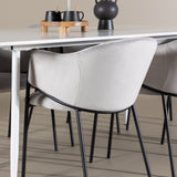 Jídelní stůl Silar s jídelní židlí Evelina