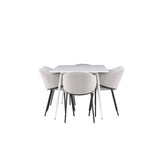 Jídelní stůl Silar s jídelní židlí Evelina