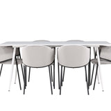 Jídelní stůl Silar s jídelní židlí Evelina