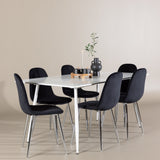 Jídelní stůl Silar s jídelní židlí Polar