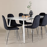 Jídelní stůl Silar s jídelní židlí Polar