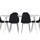 Jídelní stůl Silar s jídelní židlí Polar