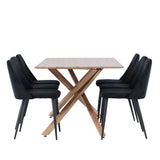 Piazza jídelní stůl s noční jídelní židlí