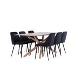 Piazza jídelní stůl s noční jídelní židlí