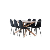 Jídelní stůl Piazza s jídelní židlí Polar