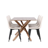 Jídelní stůl Piazza s jídelní židlí Polar