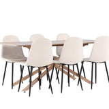 Jídelní stůl Piazza s jídelní židlí Polar