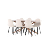 Jídelní stůl Piazza s jídelní židlí Polar