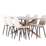 Jídelní stůl Piazza s jídelní židlí Polar