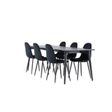 Jídelní stůl Ellis s jídelní židlí Polar