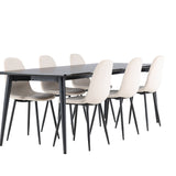 Jídelní stůl Ellis s jídelní židlí Polar