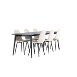 Jídelní stůl Ellis s jídelní židlí Polar