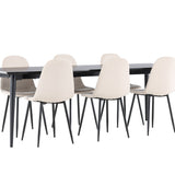 Jídelní stůl Ellis s jídelní židlí Polar