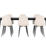 Jídelní stůl Ellis s jídelní židlí Polar