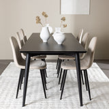 Jídelní stůl Ellis s jídelní židlí Polar