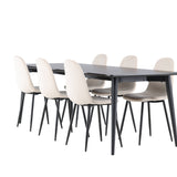 Jídelní stůl Ellis s jídelní židlí Polar
