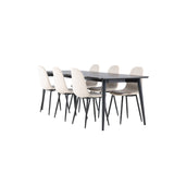 Jídelní stůl Ellis s jídelní židlí Polar