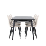 Jídelní stůl Ellis s jídelní židlí Polar