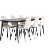 Jídelní stůl Ellis s jídelní židlí Polar