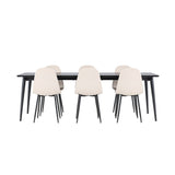 Jídelní stůl Ellis s jídelní židlí Polar