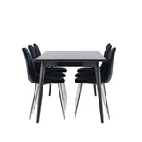 Jídelní stůl Ellis s jídelní židlí Polar