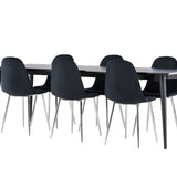 Jídelní stůl Ellis s jídelní židlí Polar