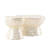 Odkládací stolek, Sandön, světle šedá,