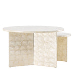 Odkládací stolek, Smögen, světle šedá,