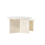 Odkládací stolek, Smögen, světle šedá,