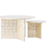 Odkládací stolek, Smögen, světle šedá,