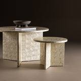 Odkládací stolek, Smögen, světle šedá,