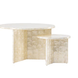 Odkládací stolek, Smögen, světle šedá,