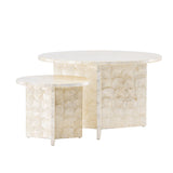 Odkládací stolek, Smögen, světle šedá,