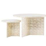 Odkládací stolek, Smögen, světle šedá,