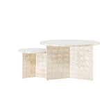 Odkládací stolek, Smögen, světle šedá,