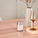 Stůl Lanzo - Peach se 4 nočními židlemi - Černá / Béžová