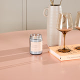 Stůl Lanzo - Peach se 4 nočními židlemi - Černá / Béžová