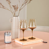 Stůl Lanzo – broskev se 4 židlemi Lilja – béžová