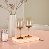 Stůl Lanzo – broskev se 4 židlemi Lilja – béžová